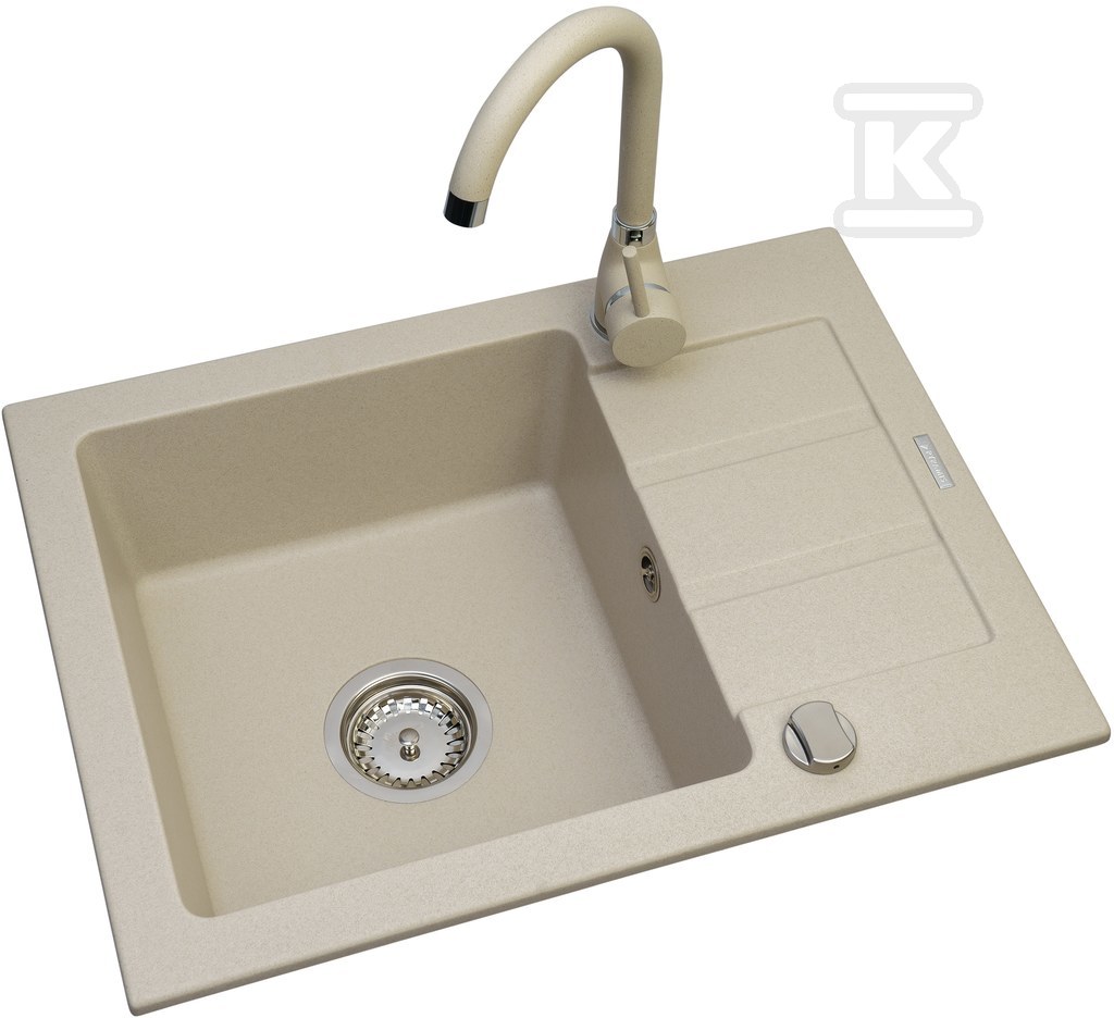 Set: granite sink Onnline 62x44cm with - 070 054 801B